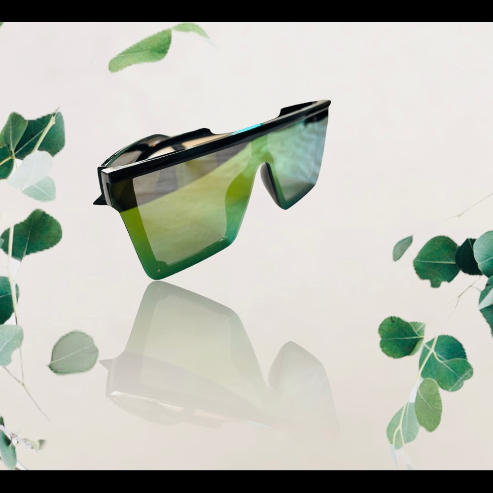 Trend 2021 sun glasses full frame women fashion big oversized sunglasses. - Picture 3 of 4